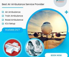 Hire Vedanta Air Ambulance from Guwahati with Essential Medical System