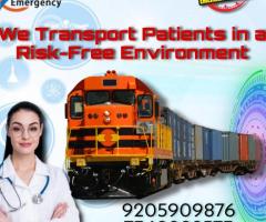 Falcon Train Ambulance in Patna Presents Non-Complicated Medical Transportation