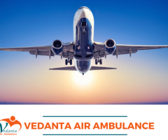 Receive Vedanta Air Ambulance Service In Surat With Intensive Care