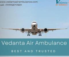 With Full Medical Treatment Book Vedanta Air Ambulance in Bangalore