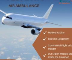 Vedanta Air Ambulance in Dibugarh with Expert Staff at a very Low Cost