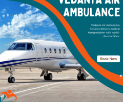 Select Vedanta Air Ambulance Services In Gorakhpur With MICU Features