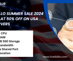 Hostbillo Summer Sale 2024 - Get Flat 50% OFF on USA VPS Servers