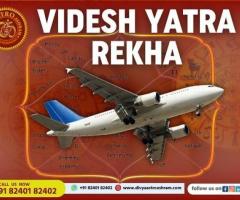 Reading Videsh Yatra Rekha in Astrology Charts