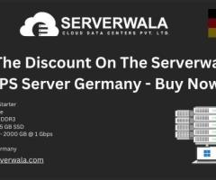 Get The Discount On The Serverwala’s VPS Server Germany - Buy Now