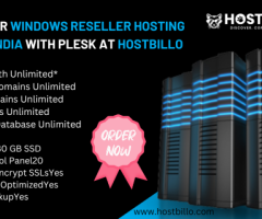 We offer Windows reseller hosting plans India with Plesk at Hostbillo