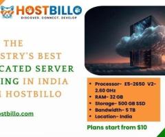 Grab the Industry's Best Dedicated Server Hosting in India From Hostbillo