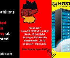 Get Hostbillo’s best Dedicated Server in Germany at Discounted Rates