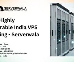 Buy Highly Securable India VPS Hosting - Serverwala