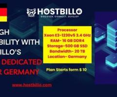 Get High Scalability with Hostbillo's Cheap Dedicated Server Germany Plans