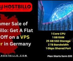 Summer Sale of Hostbillo: Get A Flat 50% Off on a VPS Server in Germany