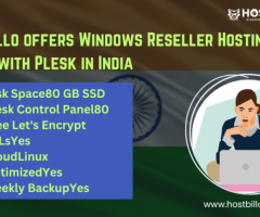Hostbillo offers Windows Reseller Hosting Plans with Plesk in India