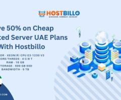 Save 50% on Cheap Dedicated Server UAE Plans With Hostbillo