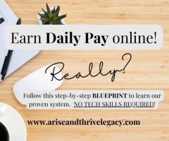 Get PAID DAILY Working from Home!