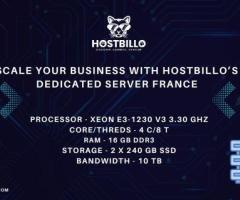 Scale Your Business With Hostbillo’s Dedicated Server France