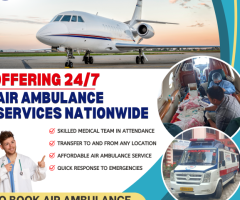 Ansh Air Ambulance Service in Patna - Emergency Case Handle by The Doctor