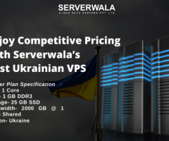 Enjoy Competitive Pricing with Serverwala’s Best Ukrainian VPS