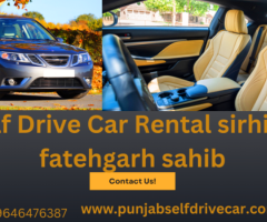 Self Drive Car Rental sirhind fatehgarh sahib/Hoshiarpur car rentals 9646476387