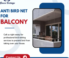 Anti Bird Net For Balcony | Green Cottage