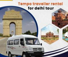 Book Luxury Tempo Traveller Rental in Delhi