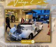 vintage car for wedding