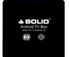 Solid AHD-1017 4GB/64GB Android 10 Smart Tv Box (Black)