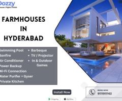 Dozzy FarmHouse 2 3 4 BHK Rental Service In Hyderabad