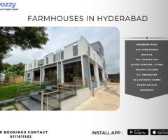 Rent a budget friendly farmhouse in hyderabad