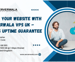 Boost Your Website with Serverwala VPS UK - 99.90% Uptime Guarantee