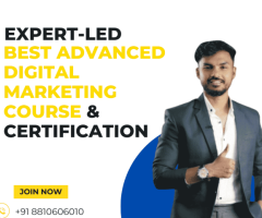 Expert-Led best advanced digital marketing course & Certification