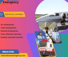 Falcon Emergency Train Ambulance in Patna Offers Multiple Treatment inside Trains