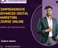 Comprehensive Advanced digital marketing course online | Expert-Led Certification