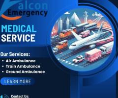 Falcon Emergency Train Ambulance in Siliguri Provides Highest Level of Medical Comfort