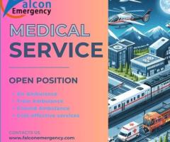 For Safe & Efficient Patient Transfers Choose Falcon Emergency Train Ambulance in Jamshedpur