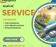 Choose Falcon Emergency Train Ambulance service in Bhopal for Relocating Long Distances