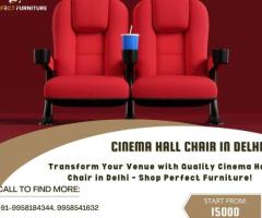 Stylish &bDurable Cinema Hall Chair in Delhi