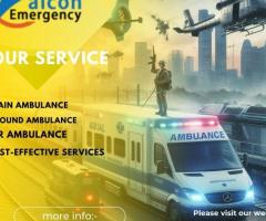 Falcon Emergency Train Ambulance Services in Bangalore Offers Top-Notch Medical Amenities