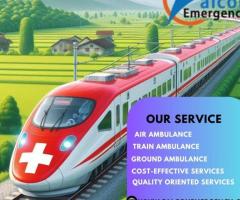 Move any Patients with the Help of Falcon Emergency Train Ambulance Services in Guwahati