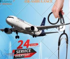 Vedanta Air Ambulance from Kolkata - Highly Modern and Safe