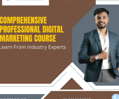 Comprehensive professional digital marketing course  | Learn From Industry Experts