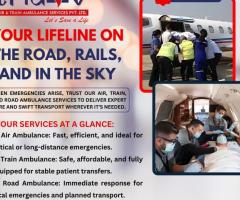 An Excellent Flight - Tridev Air Ambulance Services in Delhi - Medically Well-Equipped