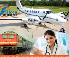 For Speed and Precision Shifting Choose Falcon Emergency Train Ambulance in Patna