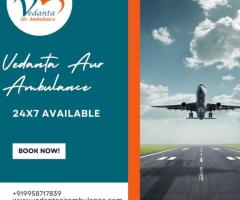 Select Vedanta Air Ambulance in Kolkata with Matchless Healthcare System