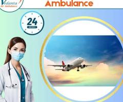 Air Ambulance from Varanasi with Superior Medical System by Vedanta Air Ambulance