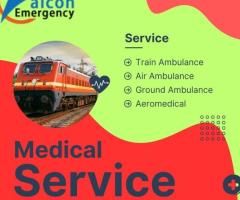 Falcon Emergency Train Ambulance in Patna Will Help You in Any Medical Situation