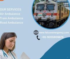 Anyone in Dibrugarh Can Quickly Access Falcon Emergency Train Ambulance Service