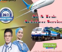 Falcon Emergency Train Ambulance in Patna Provides Expert Care during Medical Transport