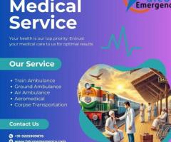 Falcon Emergency Train Ambulance in Delhi  has the latest technology on Board