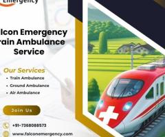 Choose the Quick and Reliable Falcon Train Ambulance in Bangalore Medical Shifting