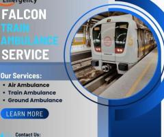 Falcon Emergency Train Ambulance in Hyderabad has the latest technology on Board